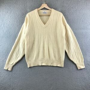 Vintage Women's Neiman Marcus Wool V neck sweater Sweater XL